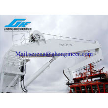 cylinder-luffing Hydraulic deck Marine Crane